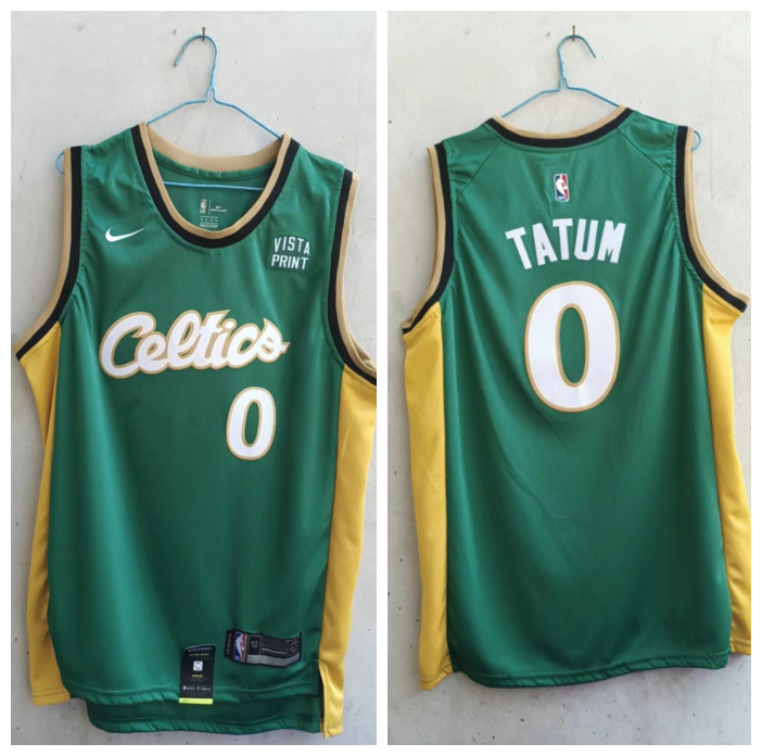 Celtics 0 Jayson Tatum Green Nike 2022-23 Swingman Jersey