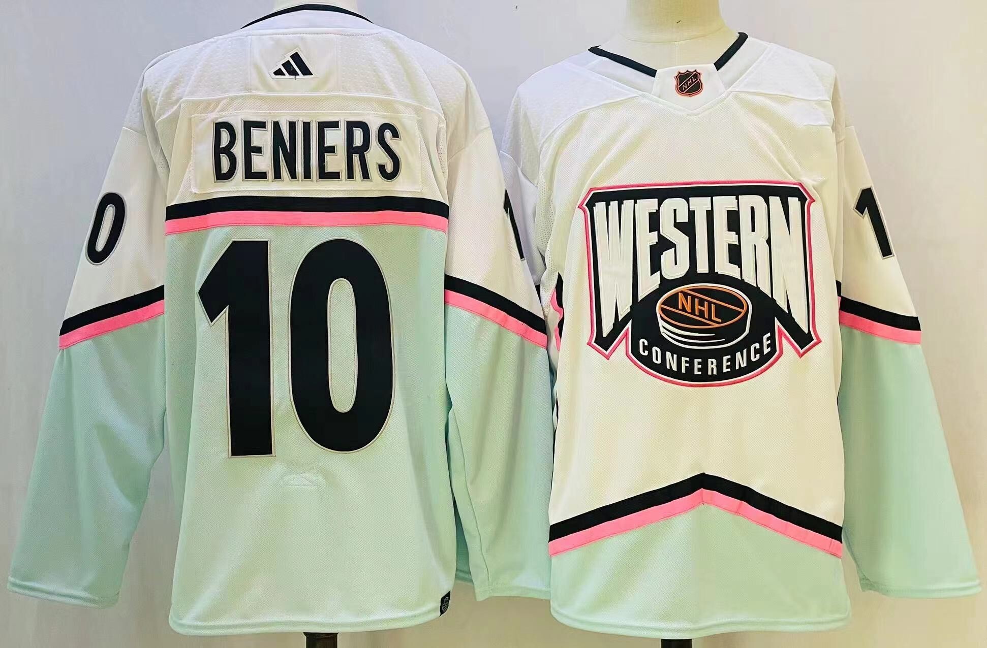 Kraken 10 Matty Beniers White 2023 NHL All-Star Game Adidas Jersey