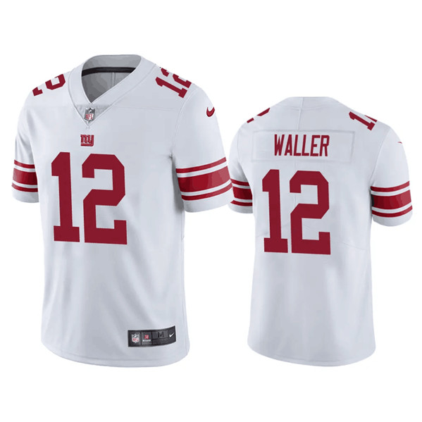 Nike Giants 12 Darren Waller White Vapor Untouchable Limited Jersey