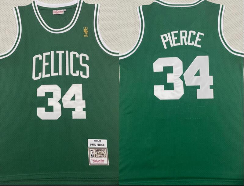 Celtics 34 Paul Pierce Green 2007-08 Hardwood Classics Swingman Jersey