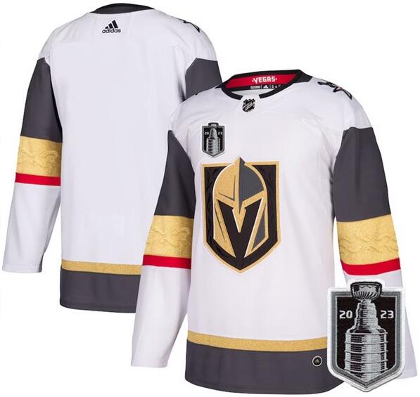 Vegas Golden Knights Blank White 2023 Stanley Cup Final Adidas Jersey