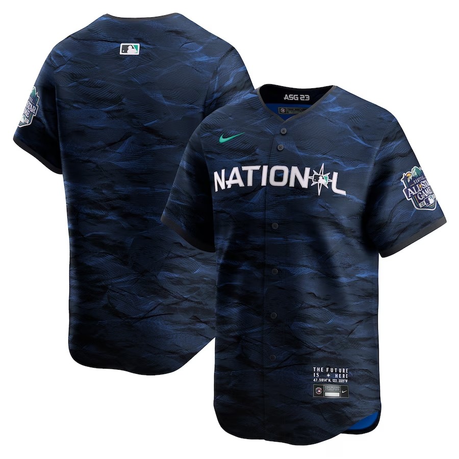 National League Blank Royal Nike 2023 MLB All-Star Game Jersey