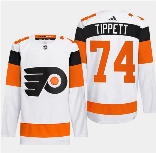 Flyers 74 Owen Tippett White 2024 NHL Stadium Series Adidas Jersey - Click Image to Close