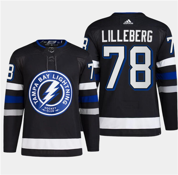Lightning 78 Emil Martinsen Lilleberg Black 2024 NHL Stadium Series Adidas Jersey