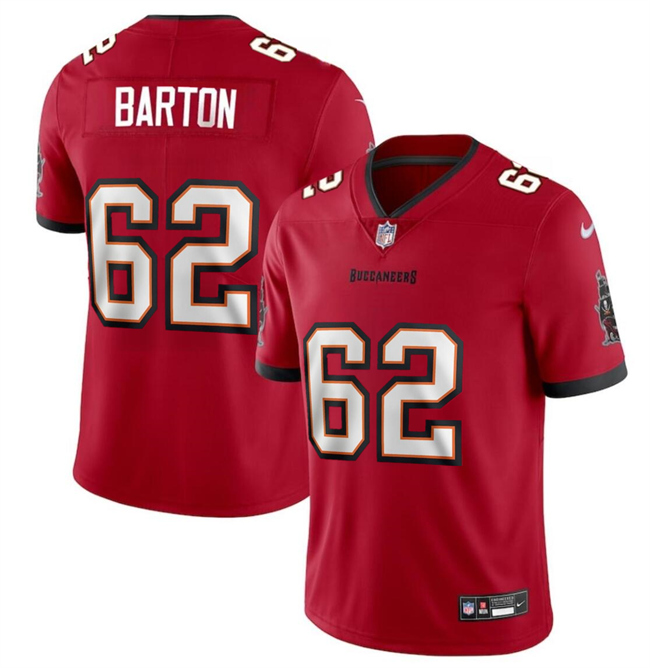 Nike Buccaneers 62 Graham Barton Red 2024 NFL Draft Vapor Limited Jersey Nike Buccaneers 62 Graham Barton Red 2024 NFL Draft Vapor Limited Jersey