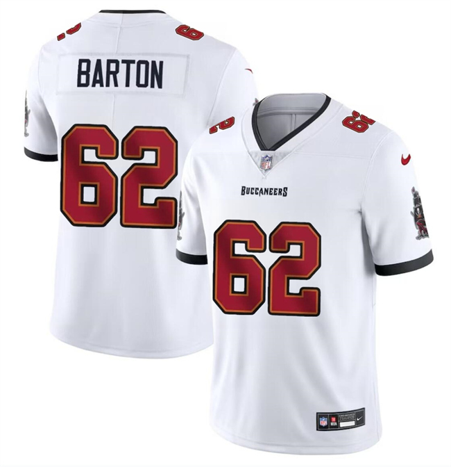 Nike Buccaneers 62 Graham Barton White 2024 NFL Draft Vapor Limited Jersey Nike Buccaneers 62 Graham Barton White 2024 NFL Draft Vapor Limited Jersey