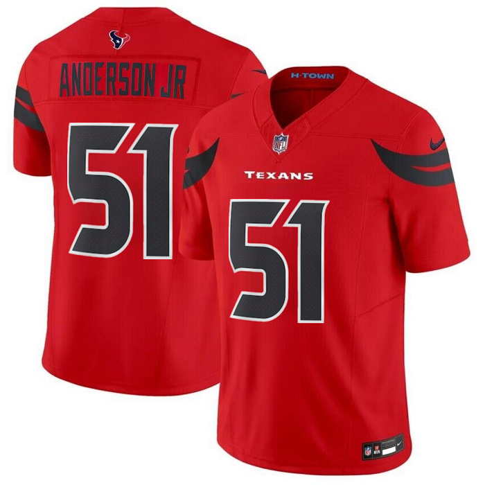 Nike Texans 51 Will Anderson Jr. Red 2024 F.U.S.E. Vapor Limited Jersey