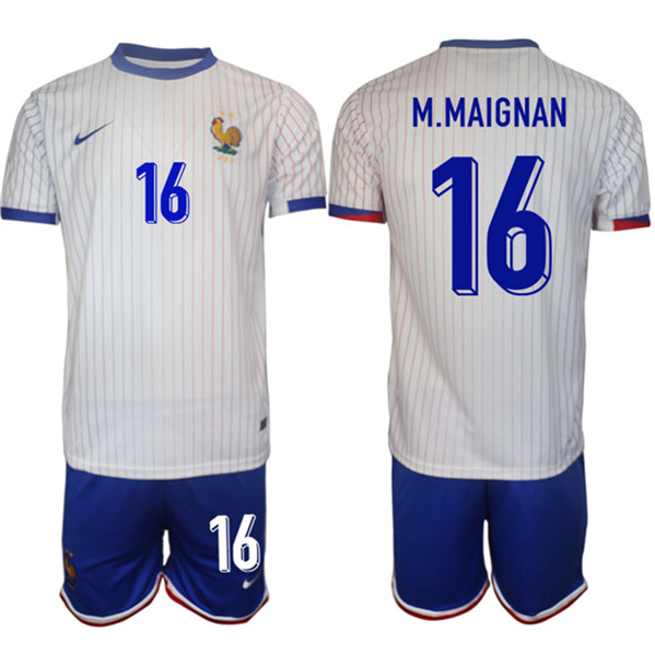 2024-25 France 16 Steve Mandanda Away Soccer Jersey 2024-25 France 16 Steve Mandanda Away Soccer Jersey