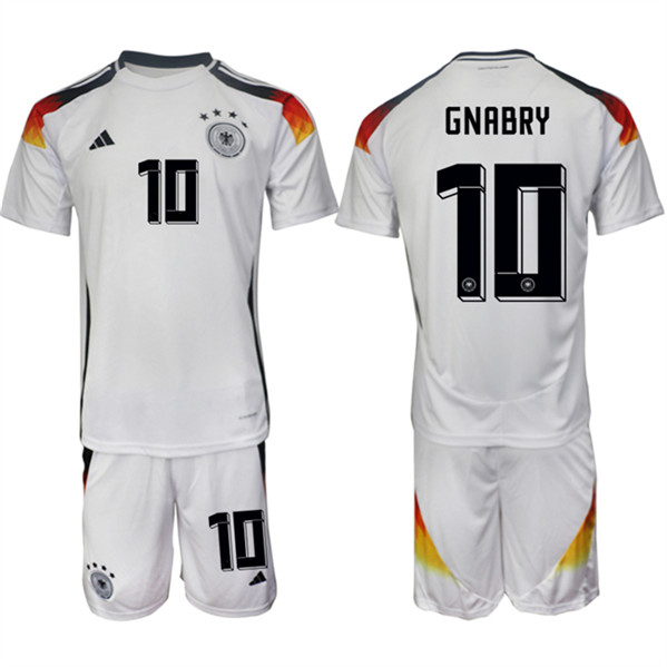 2024-25 Germany 10 Serge Gnabry Home Soccer Jersey 2024-25 Germany 10 Serge Gnabry Home Soccer Jersey