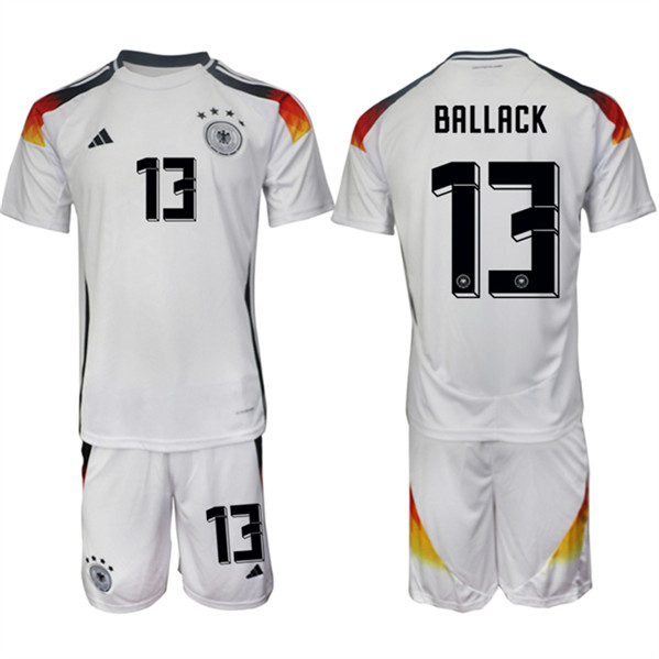 2024-25 Germany 13 Michael Ballack Home Soccer Jersey 2024-25 Germany 13 Michael Ballack Home Soccer Jersey
