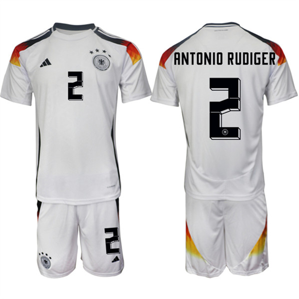 2024-25 Germany 2 Antonio Rudiger Home Soccer Jersey 2024-25 Germany 2 Antonio Rudiger Home Soccer Jersey