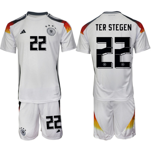 2024-25 Germany 22 Ter Stegen Home Soccer Jersey 2024-25 Germany 22 Ter Stegen Home Soccer Jersey