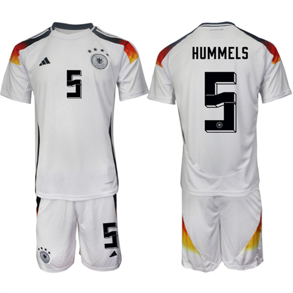 2024-25 Germany 5 Hummels Home Soccer Jersey 2024-25 Germany 5 Hummels Home Soccer Jersey