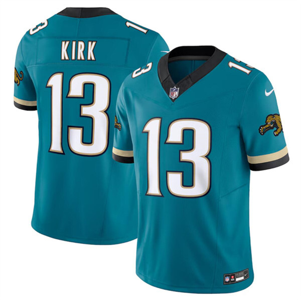 Nike Jaguars 13 Christian Kirk Teal Prowler Throwback Vapor F.U.S.E. Limited Jersey