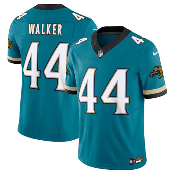 Nike Jaguars 44 Travon Walker Teal Prowler Throwback Vapor F.U.S.E. Limited Jersey