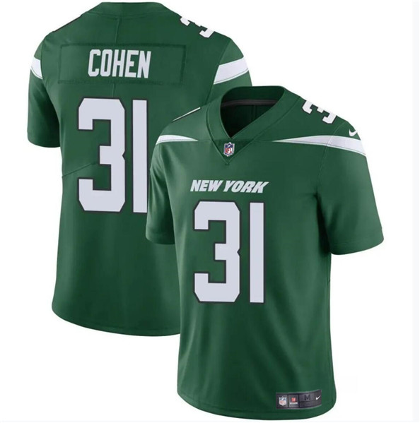 Nike Jets 31 Tarik Cohen Green Vapor Untouchable Limited Jersey