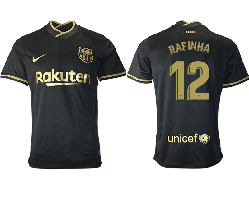 2020-21 Barcelona 12 RAFINHA Away Thailand Soccer Jersey