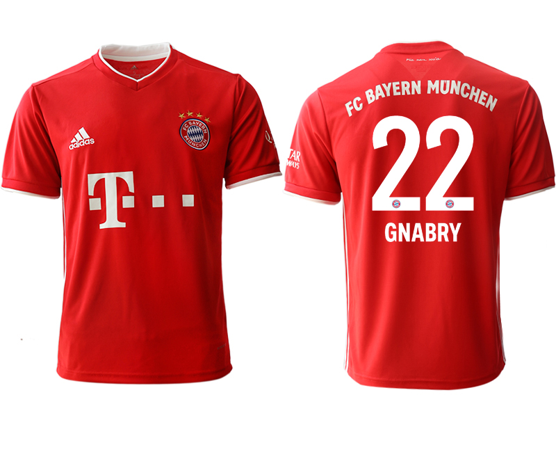 2020-21 Bayern Munich 22 GNABRY Home Thailand Soccer Jersey