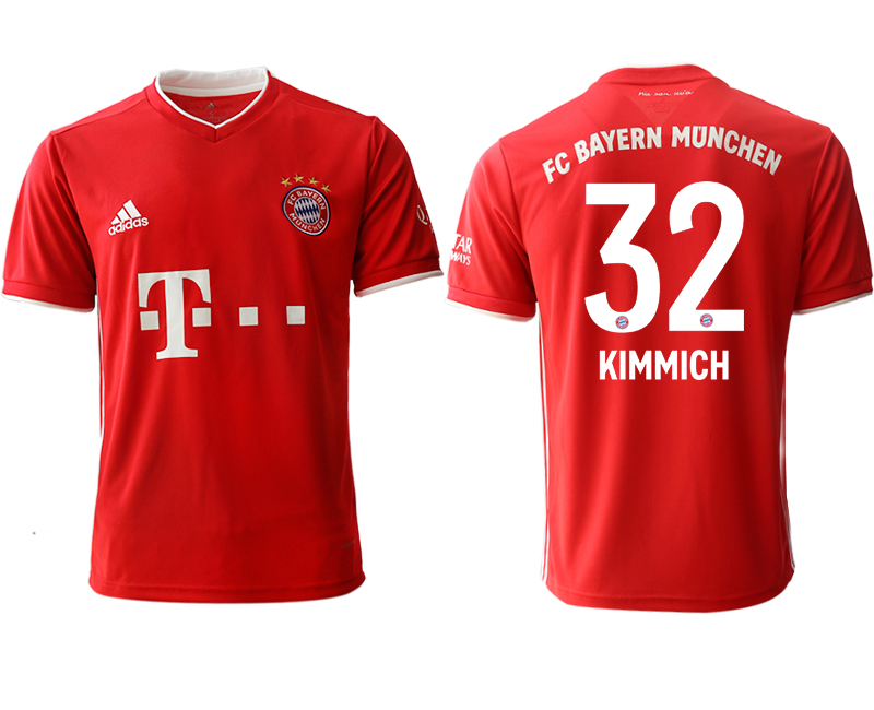 2020-21 Bayern Munich 33 KIMMICH Home Thailand Soccer Jersey