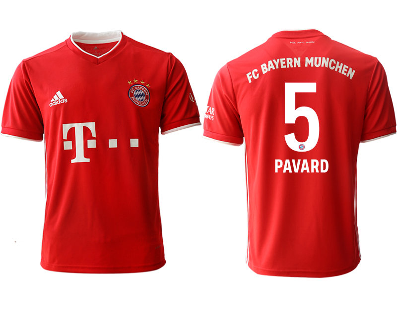 2020-21 Bayern Munich 5 PAVARD Home Thailand Soccer Jersey - Click Image to Close