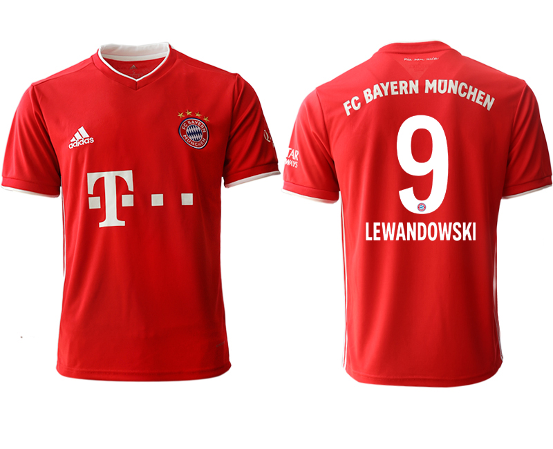 2020-21 Bayern Munich 9 LEWANDOWSKI Home Thailand Soccer Jersey - Click Image to Close