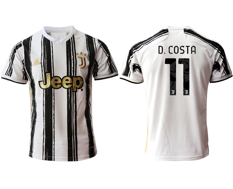 2020-21 Juventus 11 D.COSTA Home Thailand Soccer Jersey