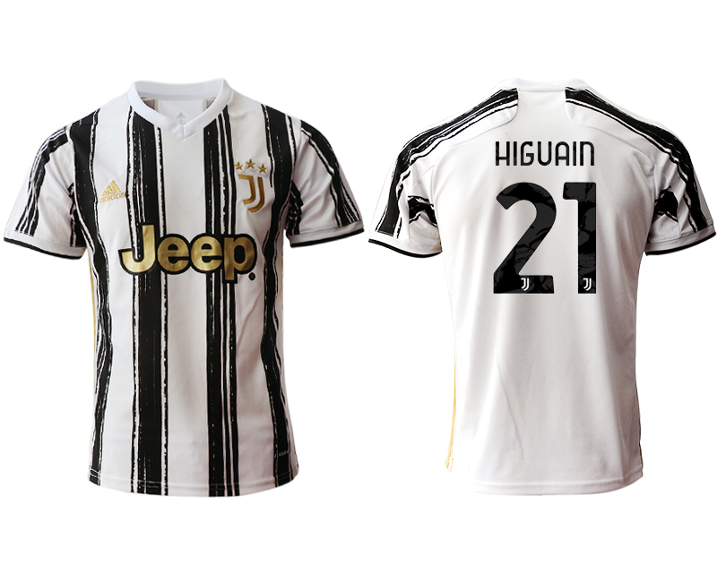 2020-21 Juventus 21 HIGUAIN Home Thailand Soccer Jersey