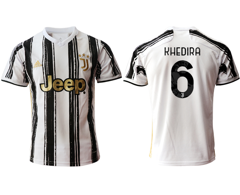2020-21 Juventus 6 KHEDIRA Home Thailand Soccer Jersey