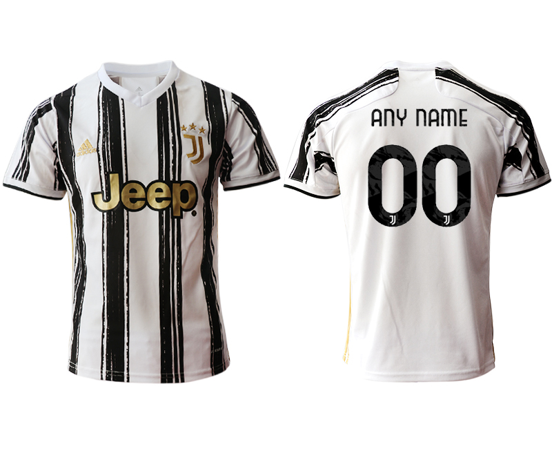 2020-21 Juventus Customized Home Thailand Soccer Jersey