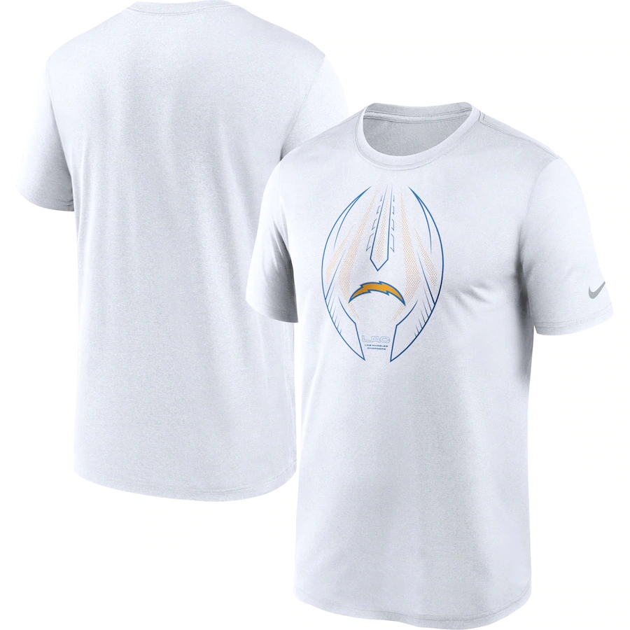 Men's Los Angeles Chargers Nike White Legend Icon T-Shirt