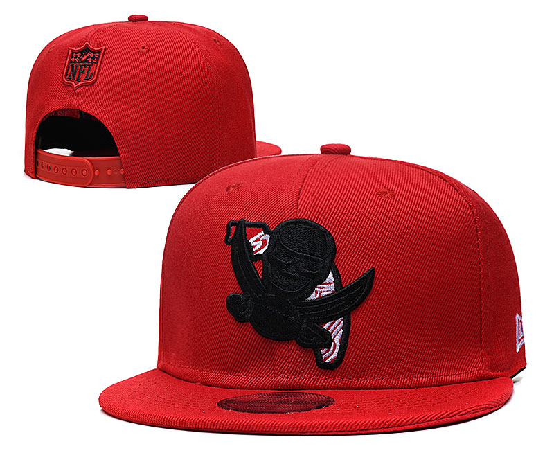 Buccaneers Team Logo Red New Era Adjustable Hat GS