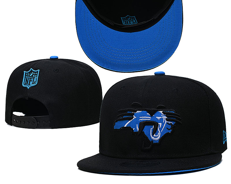 Panthers Team Logo Black New Era Adjustable Hat GS