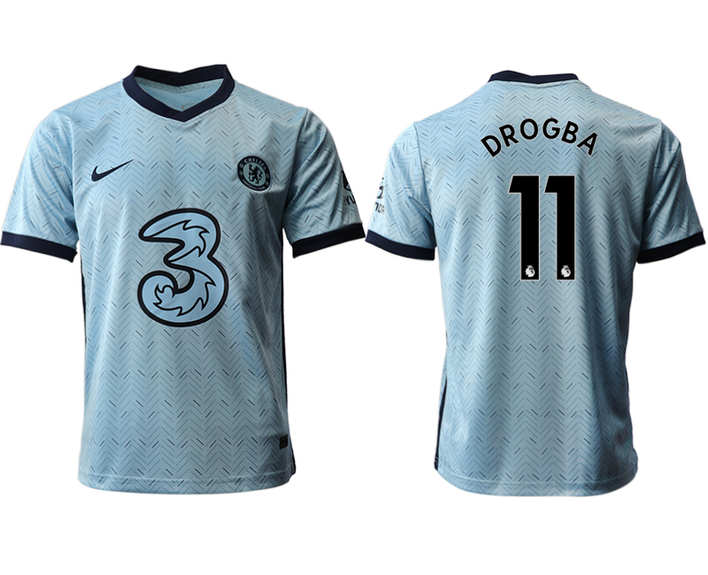 2020-21 Chelsea 11 DROGBA Away Thailand Soccer Jersey
