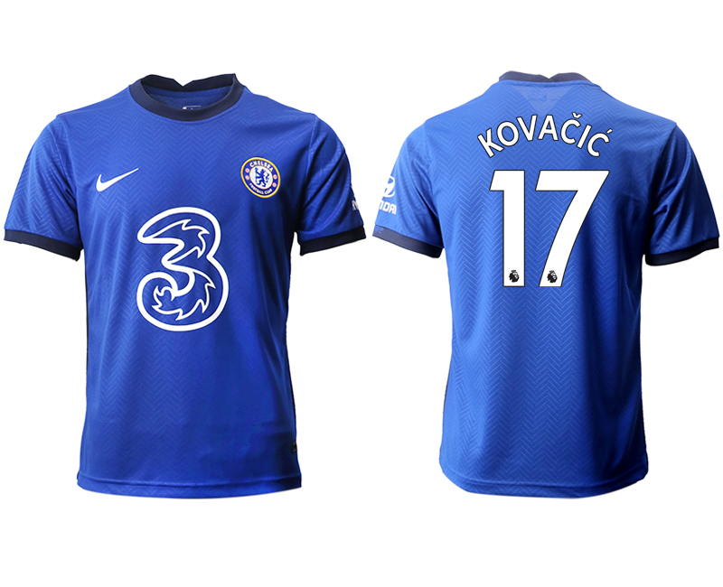 2020-21 Chelsea 17 KOVACIC Home Thailand Soccer Jersey
