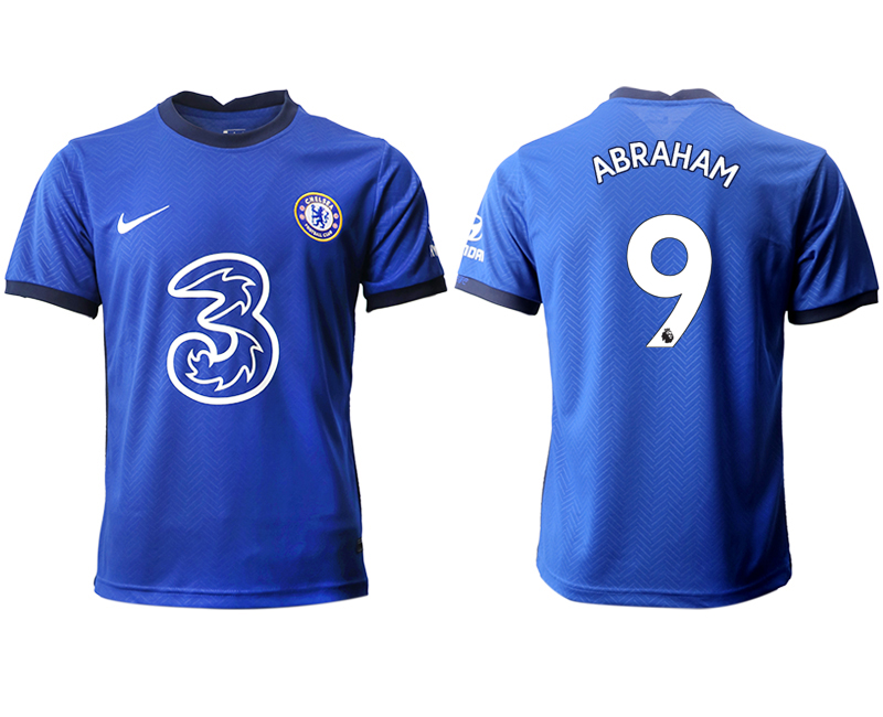2020-21 Chelsea 9 ABRAHAM Home Thailand Soccer Jersey