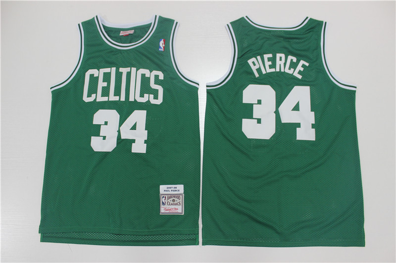 Celtics 34 Paul Pierce Green 2007-08 Hardwood Classics Swingman Jersey