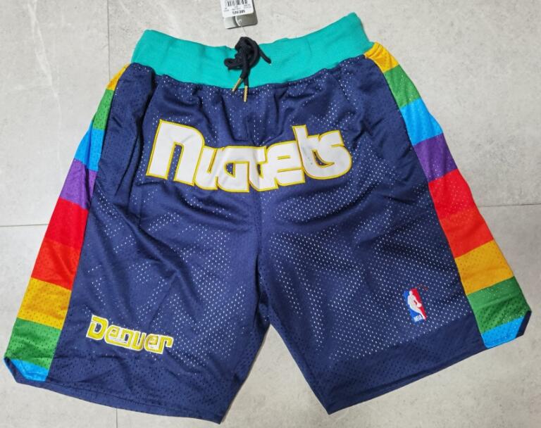 Nuggets Teams Navy Just Don With Pocket Swingman Shorts