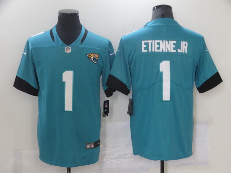 Nike Jaguars 1 Travis Etienee Jr Teal 2021 NFL Draft Vapor Untouchable Limited Jersey