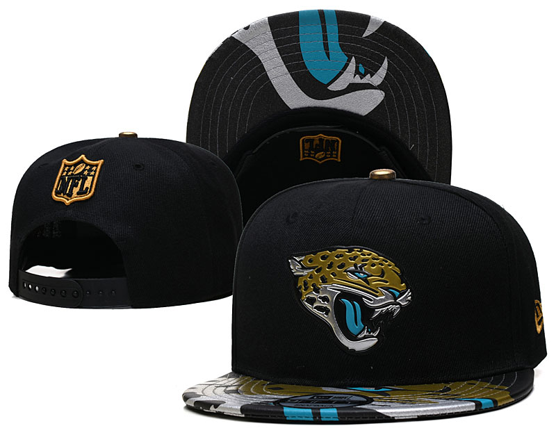 Jaguars Team Logo Black Adjustable Hat YD