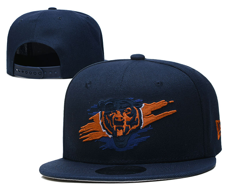 Bears Team Logo Red New Era Adjustable Hat YD