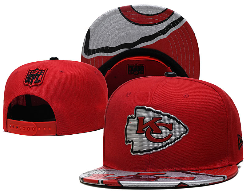 Chiefs Team Logo Red New Era Adjustable Hat YD