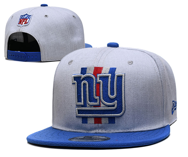 New York Giants Team Logo Gray Adjustable Hat YD