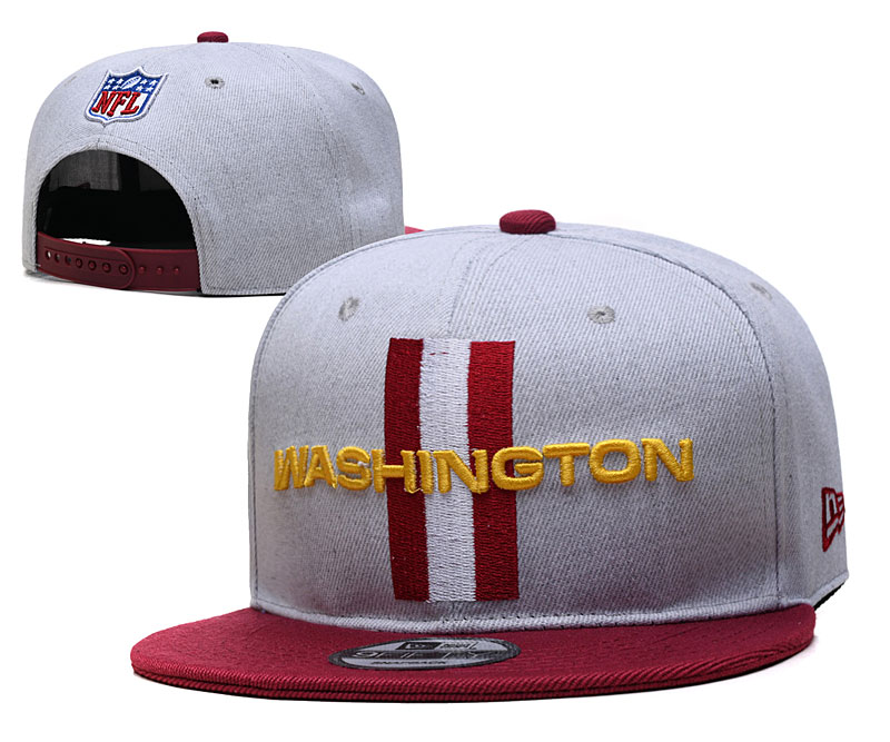 Washington Football Team Logo Gray Adjustable Hat YD