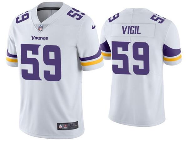 Nike Vikings 59 Nick Vigil White Vapor Untouchable Limited Jersey