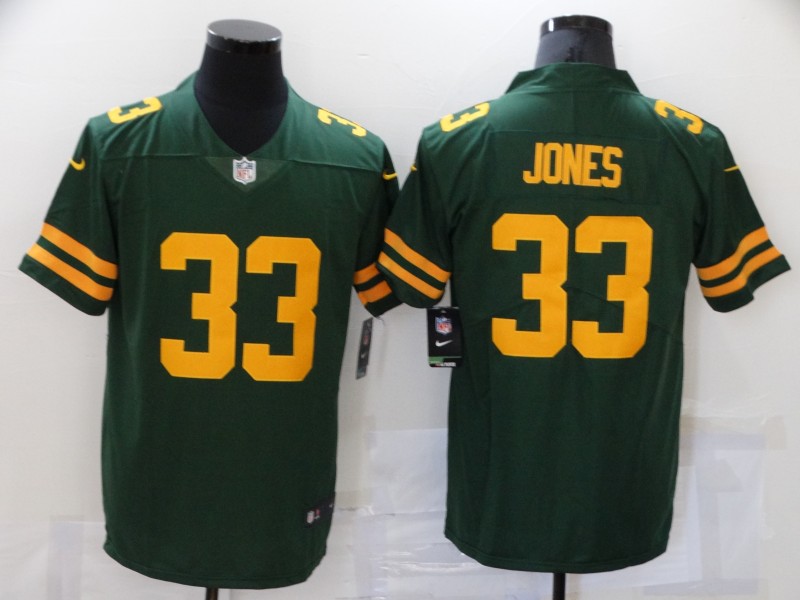 Nike Packers 33 Aaron Jones Green New Vapor Untouchable Limited Jersey