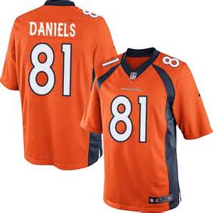 Nike Broncos 81 Owen Daniels Orange Youth Game Jersey