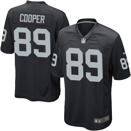 Nike Raiders 89 Amari Cooper Black Game Jersey