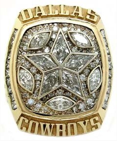 1996 Dallas Cowboys Super Bowl Ring