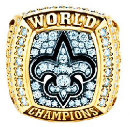 2010 New Orleans Saints Super Bowl Ring