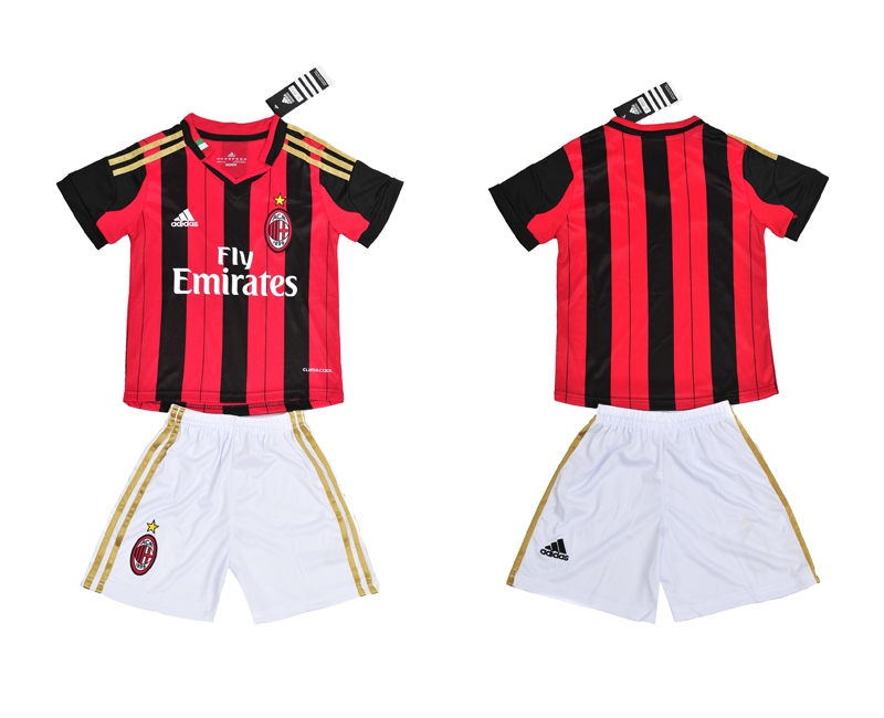 2013-14 AC Milan Home Youth Jerseys